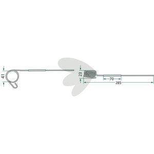 Penz 0229 Pin PZ with several 285mm PZ-00276 | Sagroparts