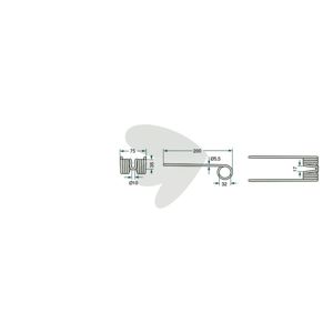 Pick-up spring pins red - 343170000 in the group Wearing Parts / Harvest and Forage / Rake Tines at Sagro.se (5250940530200V)