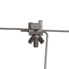 Contact clamp angled with wing nut (10 pcs)