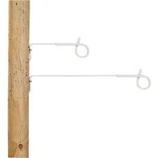 Spacer holder pigtail (white, 17.5cm, 10 pcs)