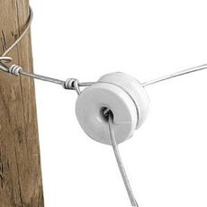 Porcelain insulator (white, 60 pcs) Round
