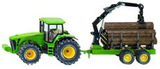 John Deere with forestry trailer 1:50