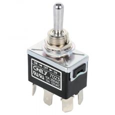 Tilting switch On-Off-(On) 2-Line