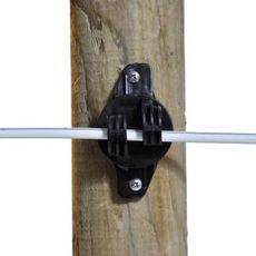 Long-term insulator black fits rope (175 pcs)
