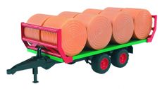 Round bale carrier with 8 bales 1:16