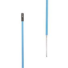 PVC Plastic Post Blue, 0.50M + 0.20M Point (10 pcs)