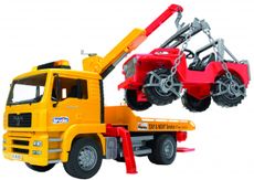 MAN TGA Recovery Truck with off-road vehicle 1:16