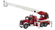 Mack Granite fire truck + swivel ladder and water pump 1:16