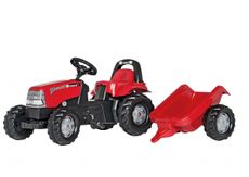 Rollykid Case + trailer Pedal Tractor