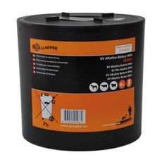 Alkaline round battery 6V/90Ah - 180x180x170mm