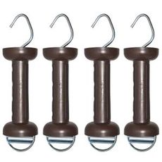 Soft touch gate handle, tape (terra) (4 pcs)