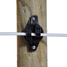 Long-term insulator black fits rope/Equifence (25 pcs)