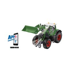 Fendt 933 Vario with front loader and Bluetooth app control