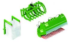 Accessory set for front loader - set B JD green 1:32