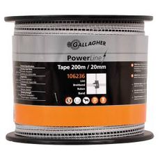 PowerLine belt 20mm (white, 200m)
