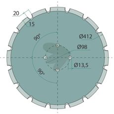 Toothed Disc - 218116