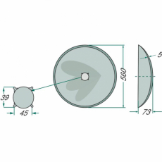 Smooth Disc 560x5mm