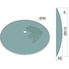 Smooth Disc 610x6mm