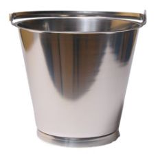 Bucket stainless steel 10 liters
