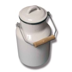 Enamelled milk jug 2 liters