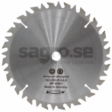 Hard metal saw blade