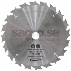 Hard metal saw blade