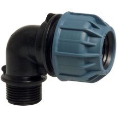 Angle coupling elbow 90°  Pem PN 10 25 mm x R 15 ext.