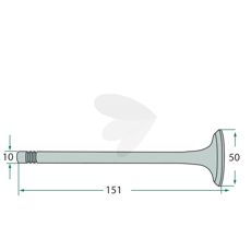 Intake valve - F020200410080