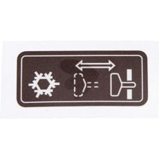 LGF decal Starting aid, brown