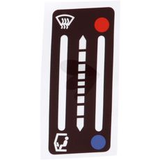 LGF decal Heater regulator, brown