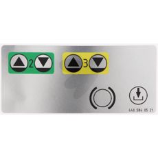 LGF decal Rear hydraulic connections