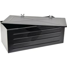 Battery box with lid