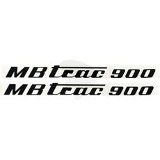Decal set Engine hood MB Trac 900 left and right center break