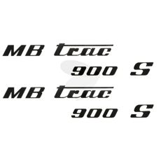 Decal Set Engine Hood MB Trac 900 S Left and Right Center Switch