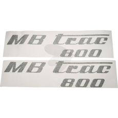Decal set MB Trac 800, olive green, left and right