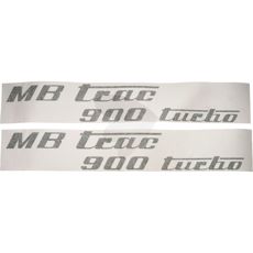 Decal set MB Trac 900 turbo, olive green, left and right