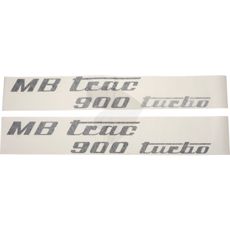 Decal set MB Trac 900 turbo, black, left and right