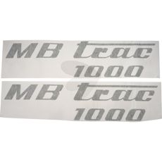 Decal set MB Trac 1000, olive green, left and right