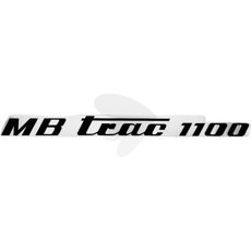 Decal set MB Trac 1100, black, left and right