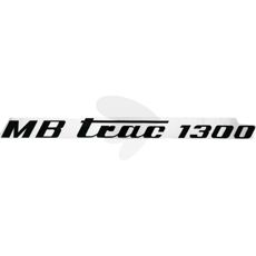 Decal set MB Trac 1300, black, left and right