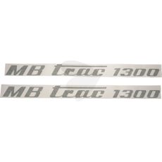 Decal set MB Trac 1300 olive green, left and right