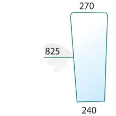 Tinted side window