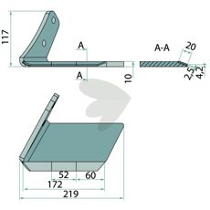 Wing Cutter Left C-Mix - 78708825