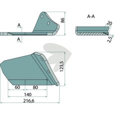 Wing cutter Right - 475000