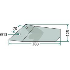 Wing cutter right, FL 37D