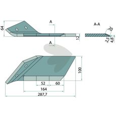 Wing cutter Left - 33710019