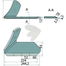 Wing share Left Cultimer, Performer - H2218191