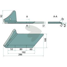 Wing cutter Left - 9104.50.023.0