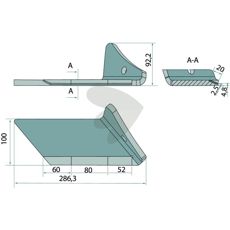 Wing cutter Right - 9104.50.024.0