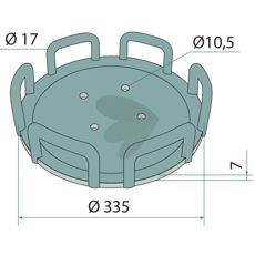 Bracket roller - 942390